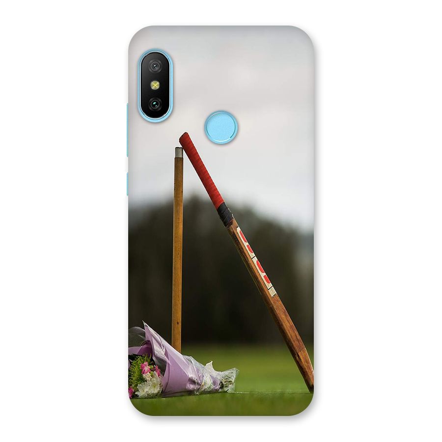 Bat Wicket Back Case for Redmi 6 Pro