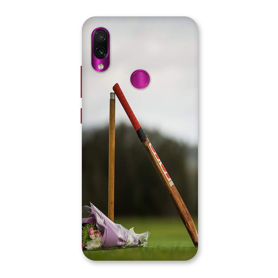 Bat Wicket Back Case for Redmi Note 7 Pro