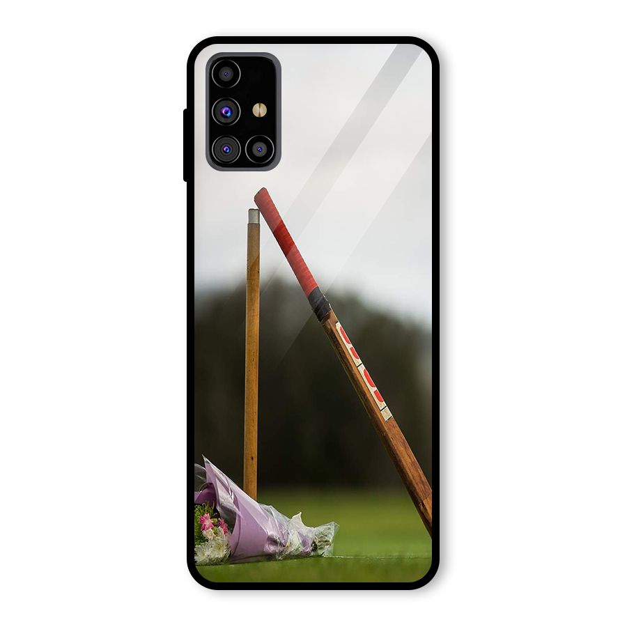 Bat Wicket Glass Back Case for Galaxy M31s