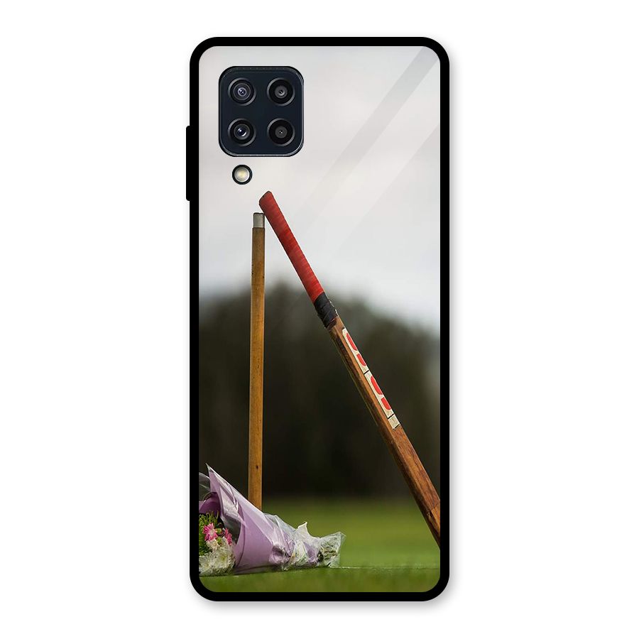 Bat Wicket Glass Back Case for Galaxy M32