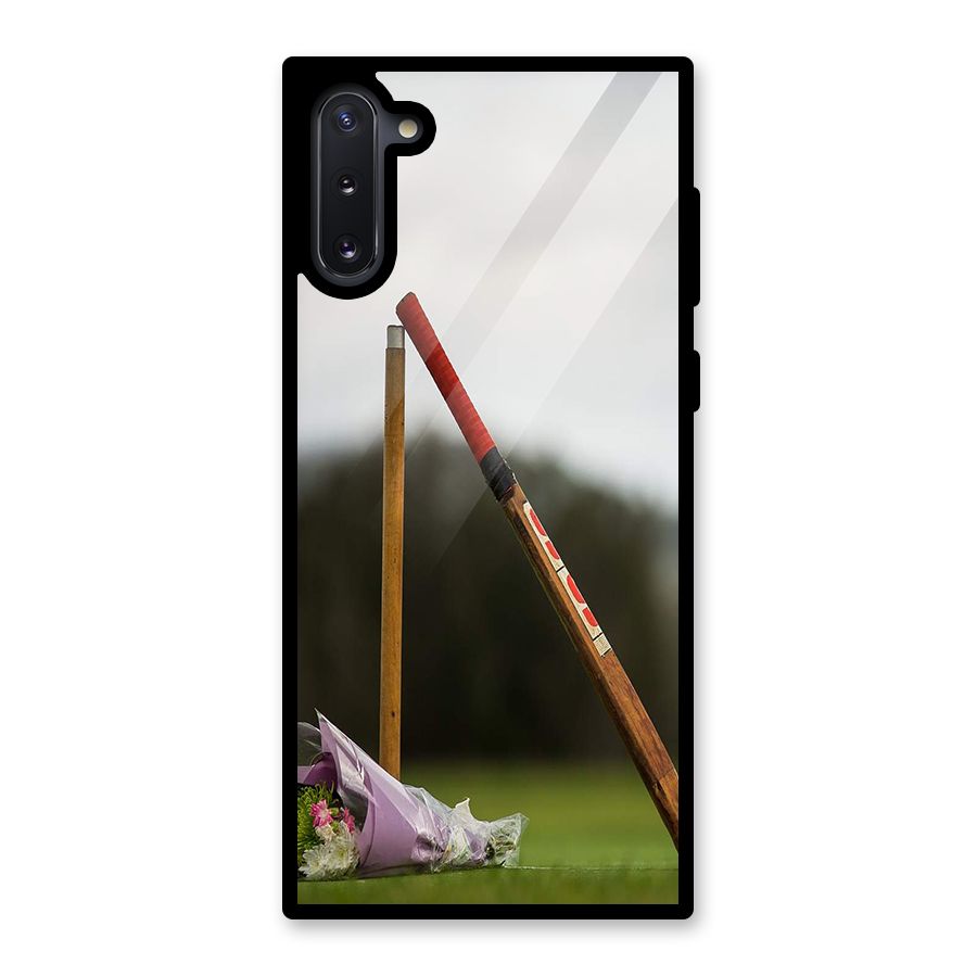 Bat Wicket Glass Back Case for Galaxy Note 10