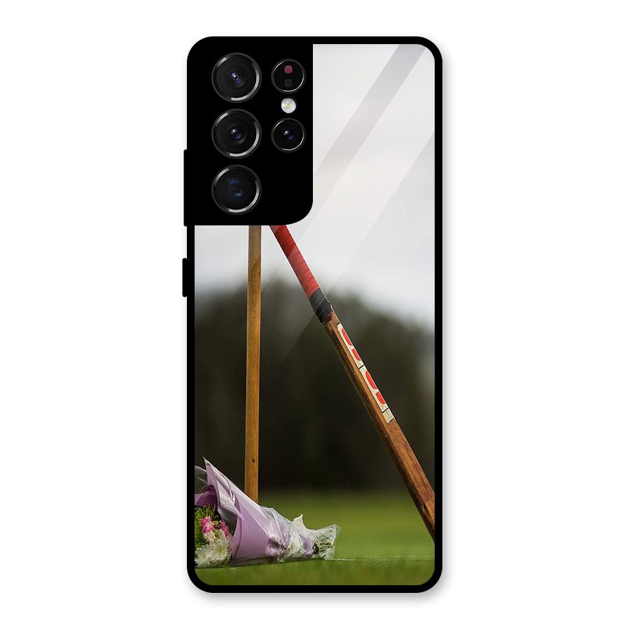 Bat Wicket Glass Back Case for Galaxy S21 Ultra 5G