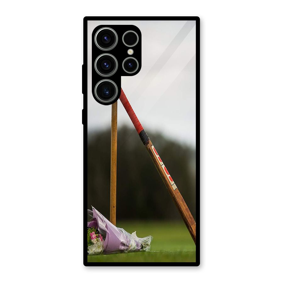 Bat Wicket Glass Back Case for Galaxy S23 Ultra
