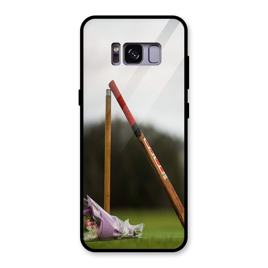 Bat Wicket Glass Back Case for Galaxy S8