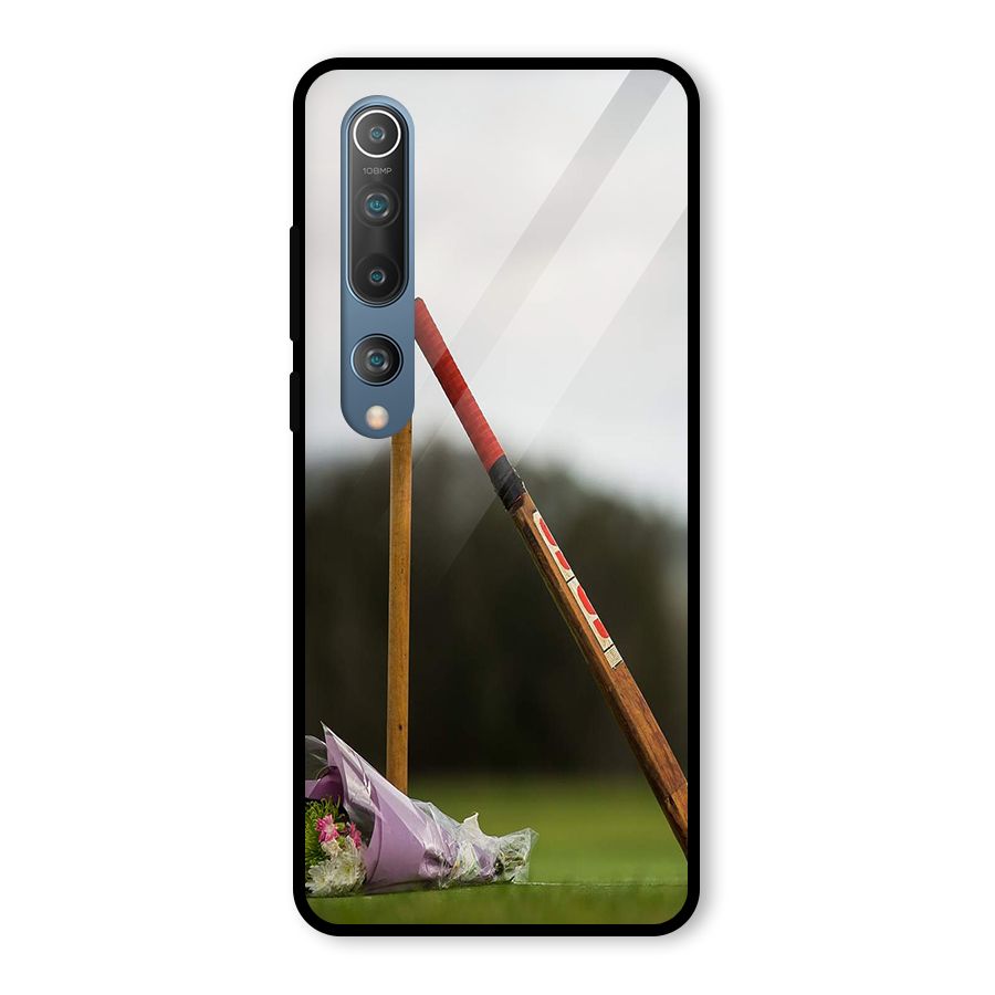 Bat Wicket Glass Back Case for Mi 10