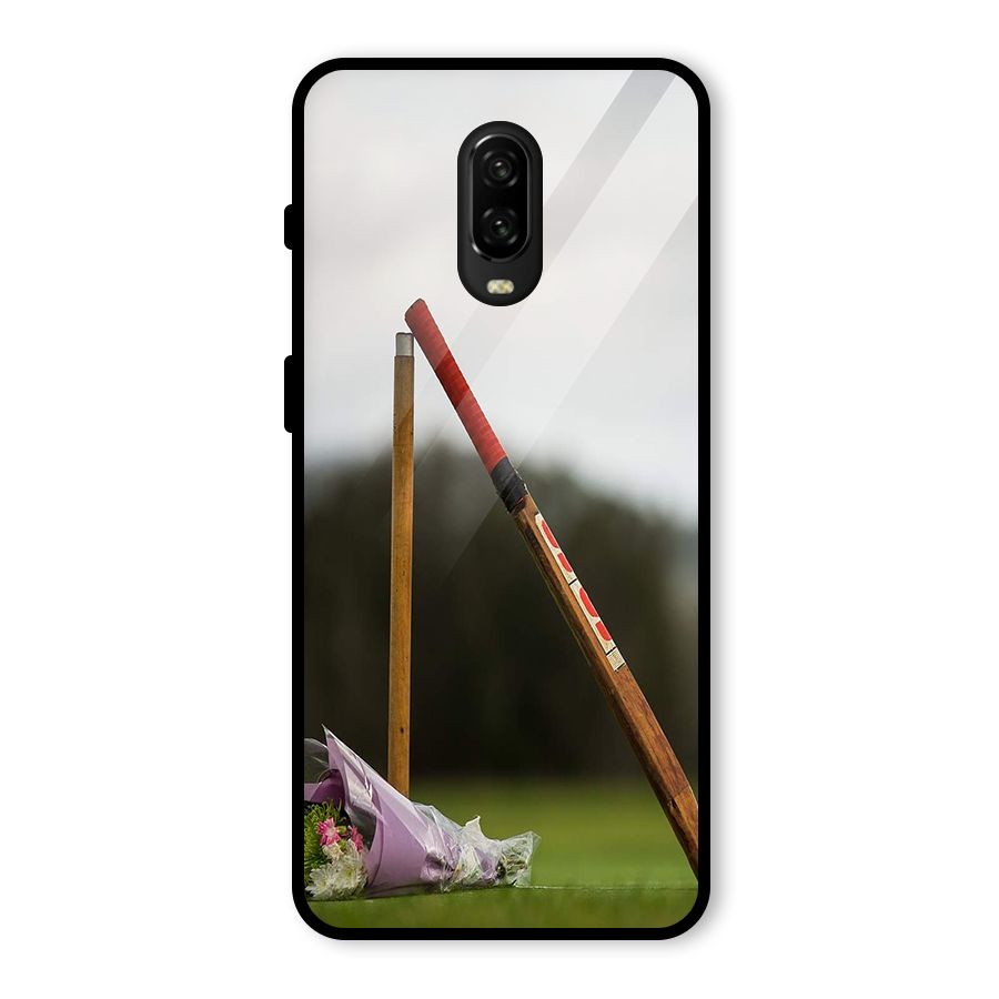 Bat Wicket Glass Back Case for OnePlus 6T