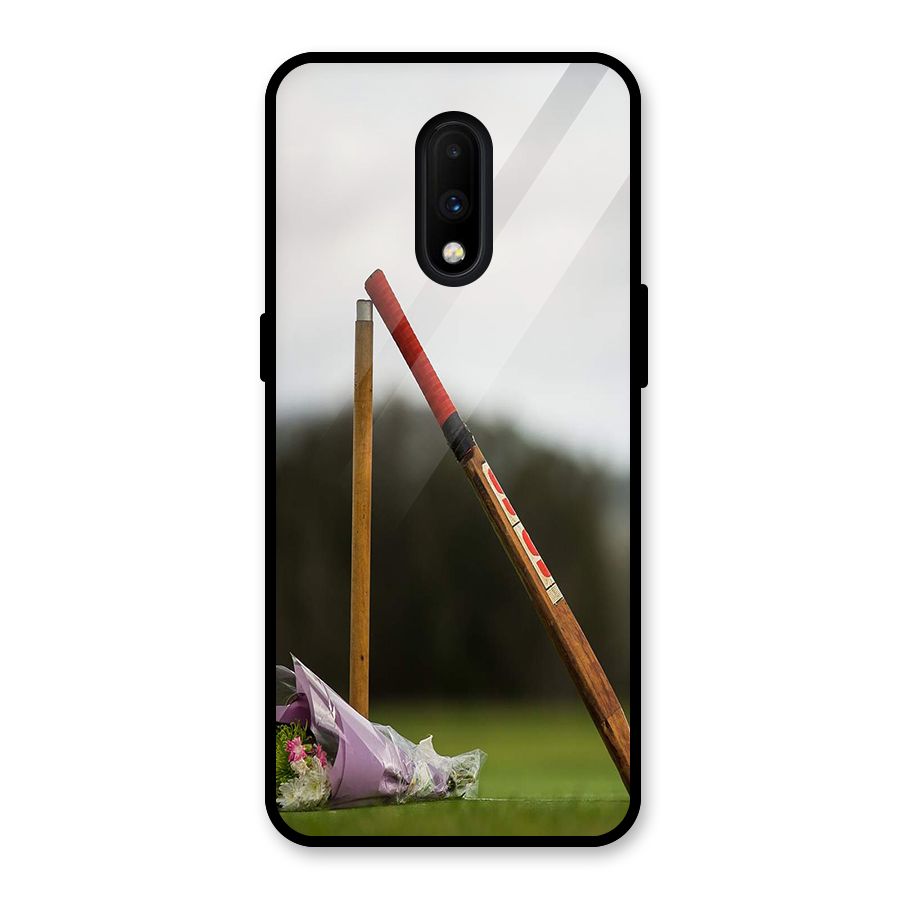 Bat Wicket Glass Back Case for OnePlus 7