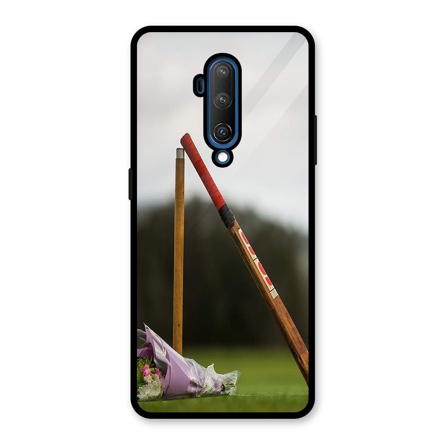 Bat Wicket Glass Back Case for OnePlus 7T Pro
