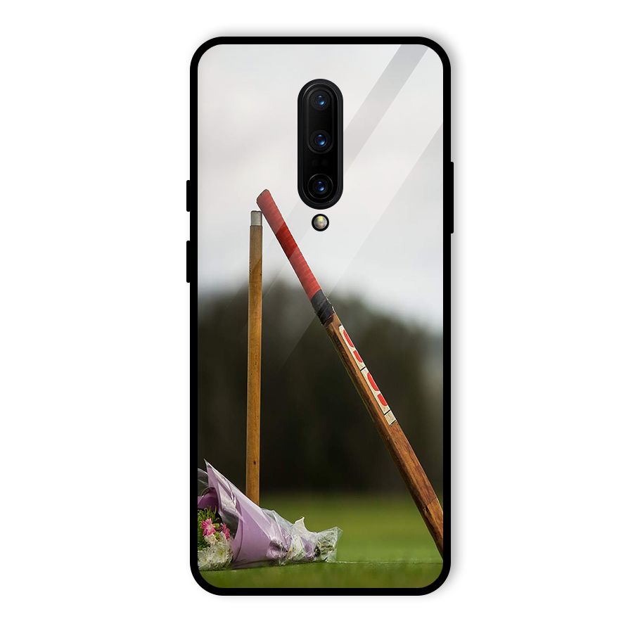 Bat Wicket Glass Back Case for OnePlus 7 Pro