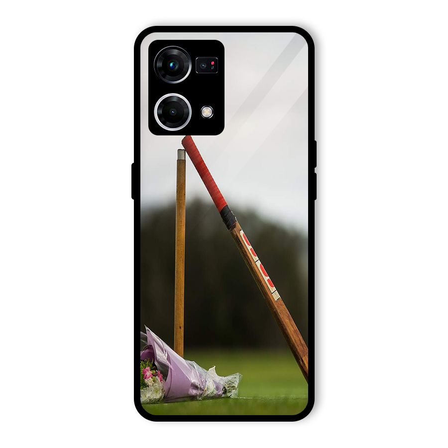 Bat Wicket Glass Back Case for Oppo F21s Pro 4G