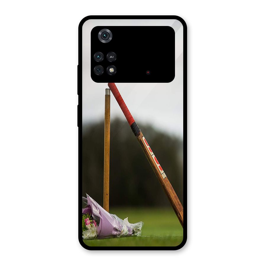 Bat Wicket Glass Back Case for Poco M4 Pro 4G