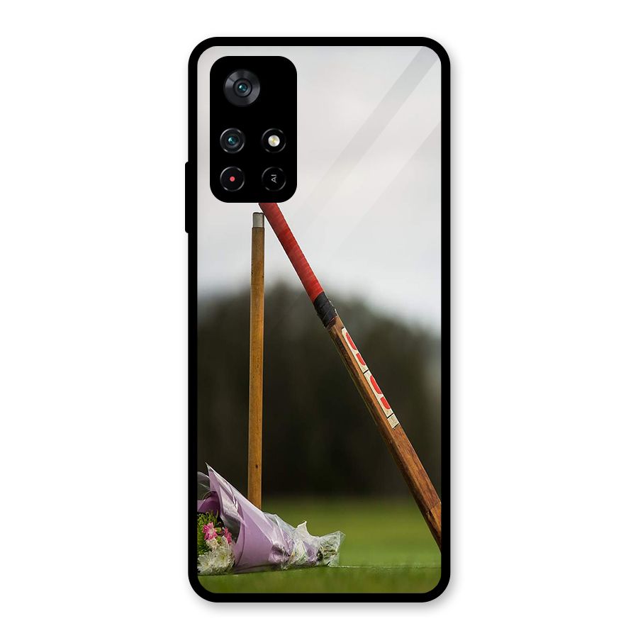 Bat Wicket Glass Back Case for Poco M4 Pro 5G