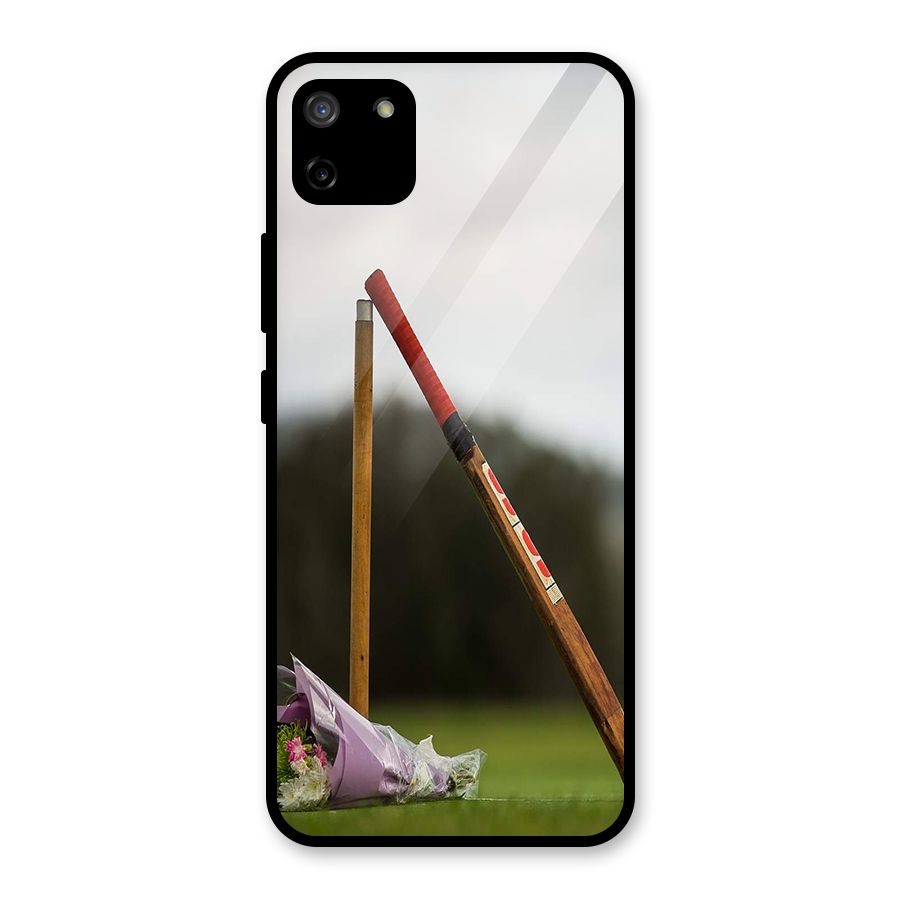 Bat Wicket Glass Back Case for Realme C11