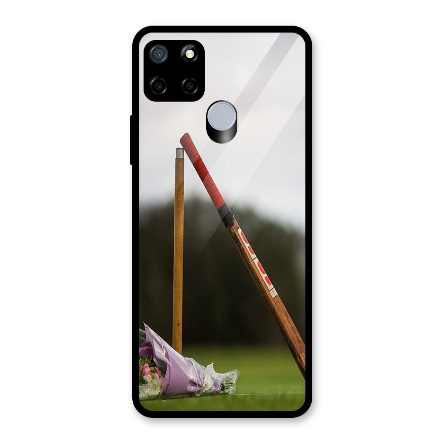Bat Wicket Glass Back Case for Realme C12