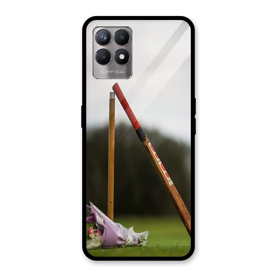Bat Wicket Glass Back Case for Realme Narzo 50