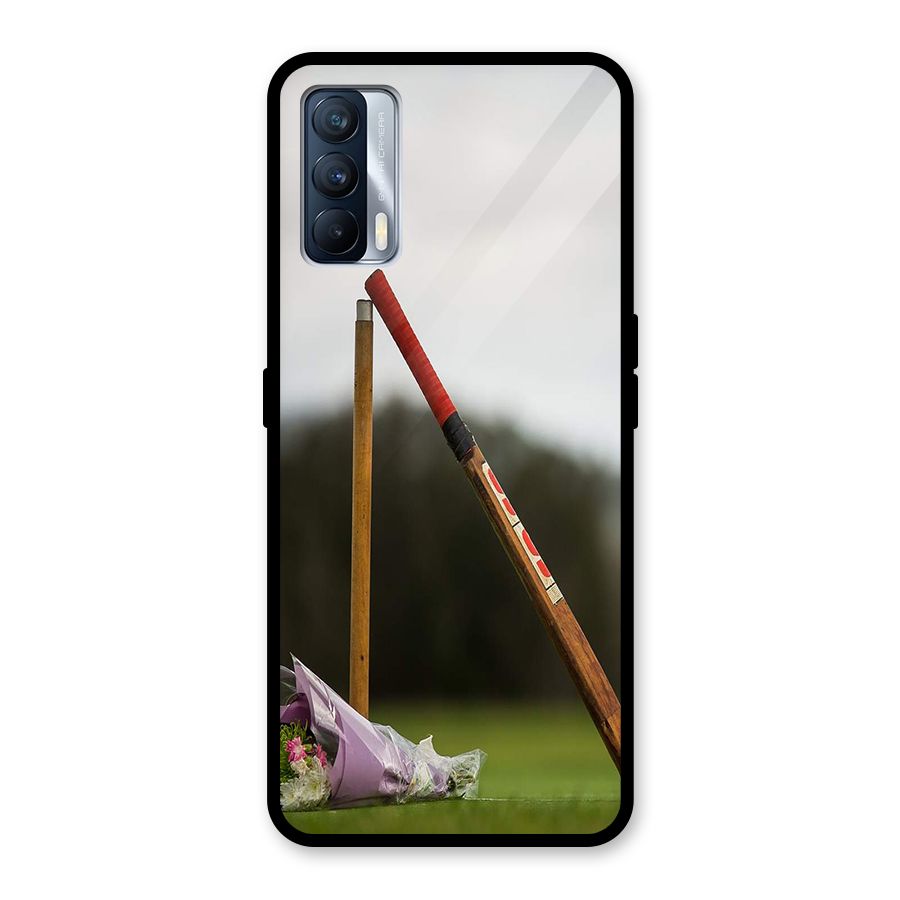 Bat Wicket Glass Back Case for Realme X7
