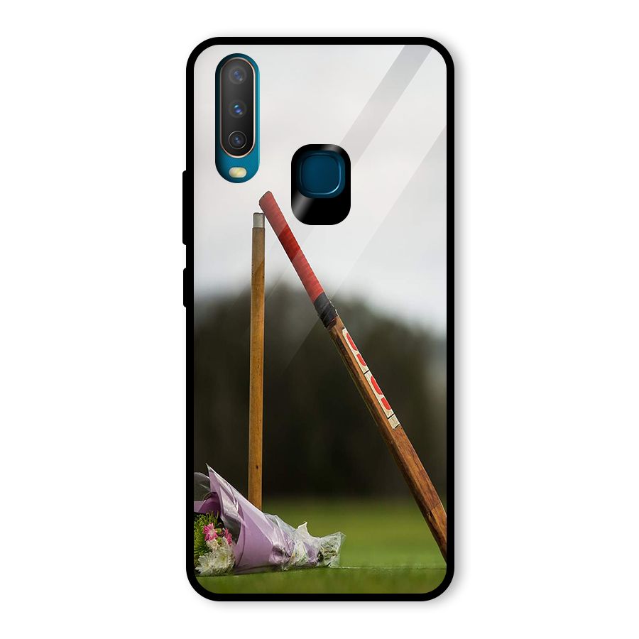 Bat Wicket Glass Back Case for Vivo U10
