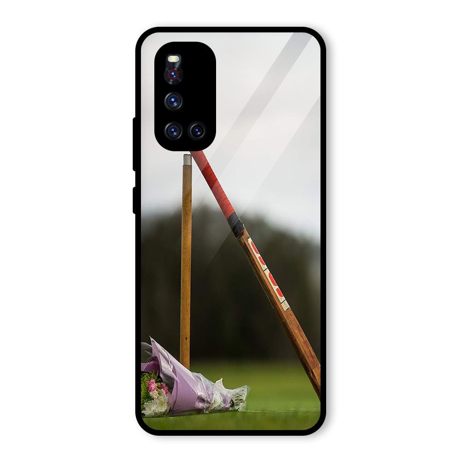 Bat Wicket Glass Back Case for Vivo V19