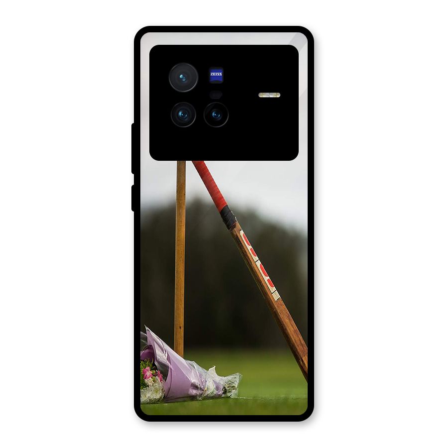 Bat Wicket Glass Back Case for Vivo X80