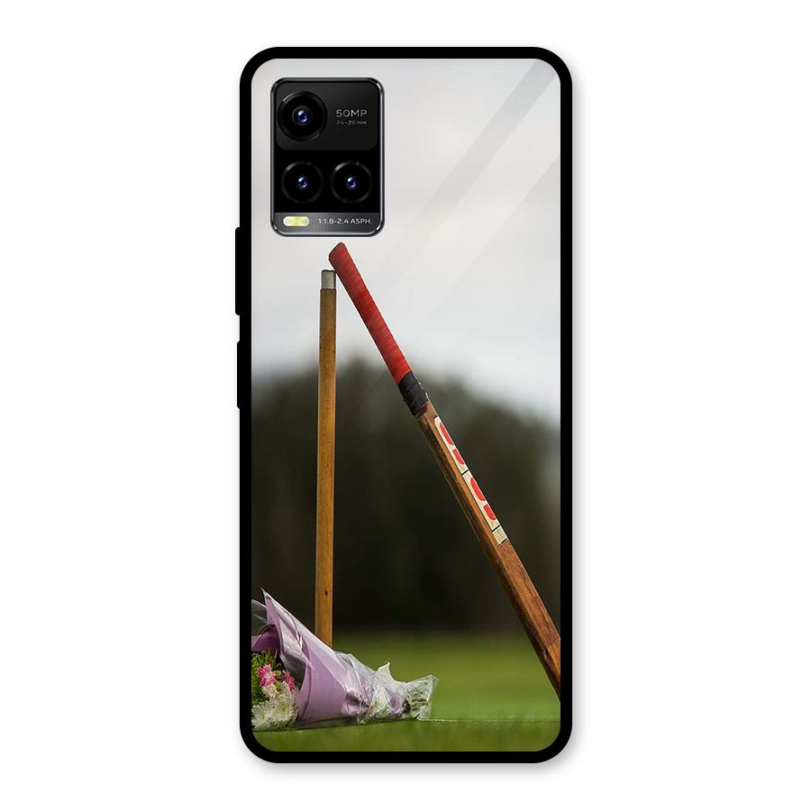 Bat Wicket Glass Back Case for Vivo Y21T