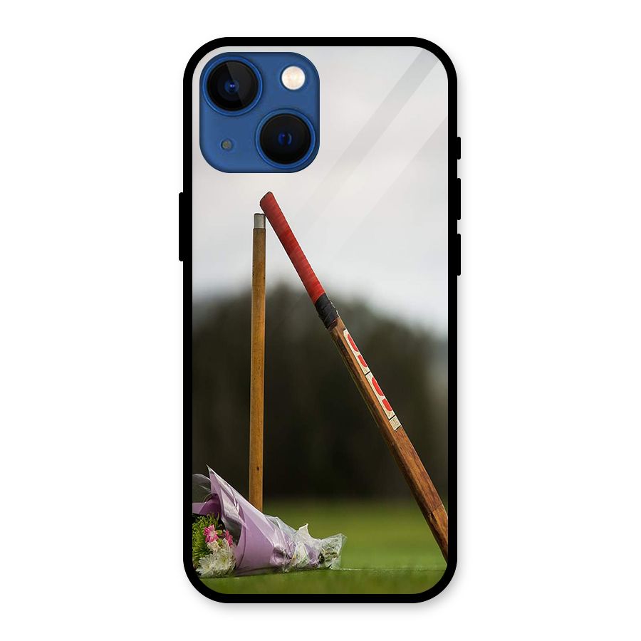 Bat Wicket Glass Back Case for iPhone 13 Mini