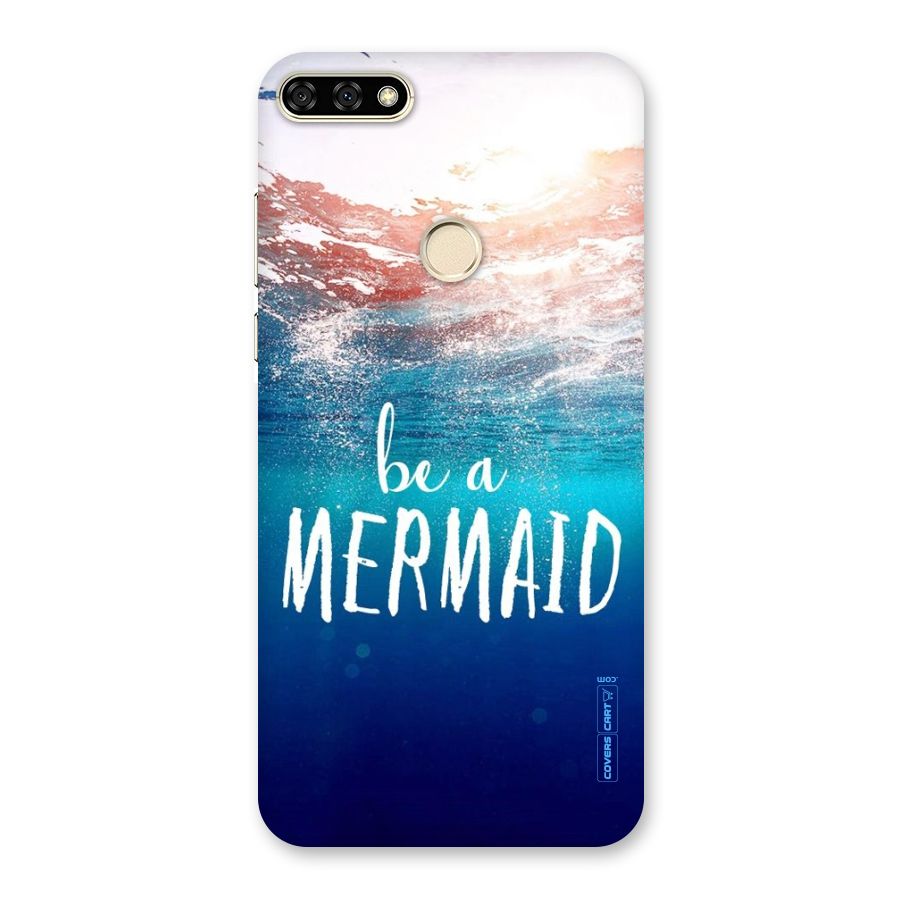 Be A Mermaid Back Case for Honor 7A