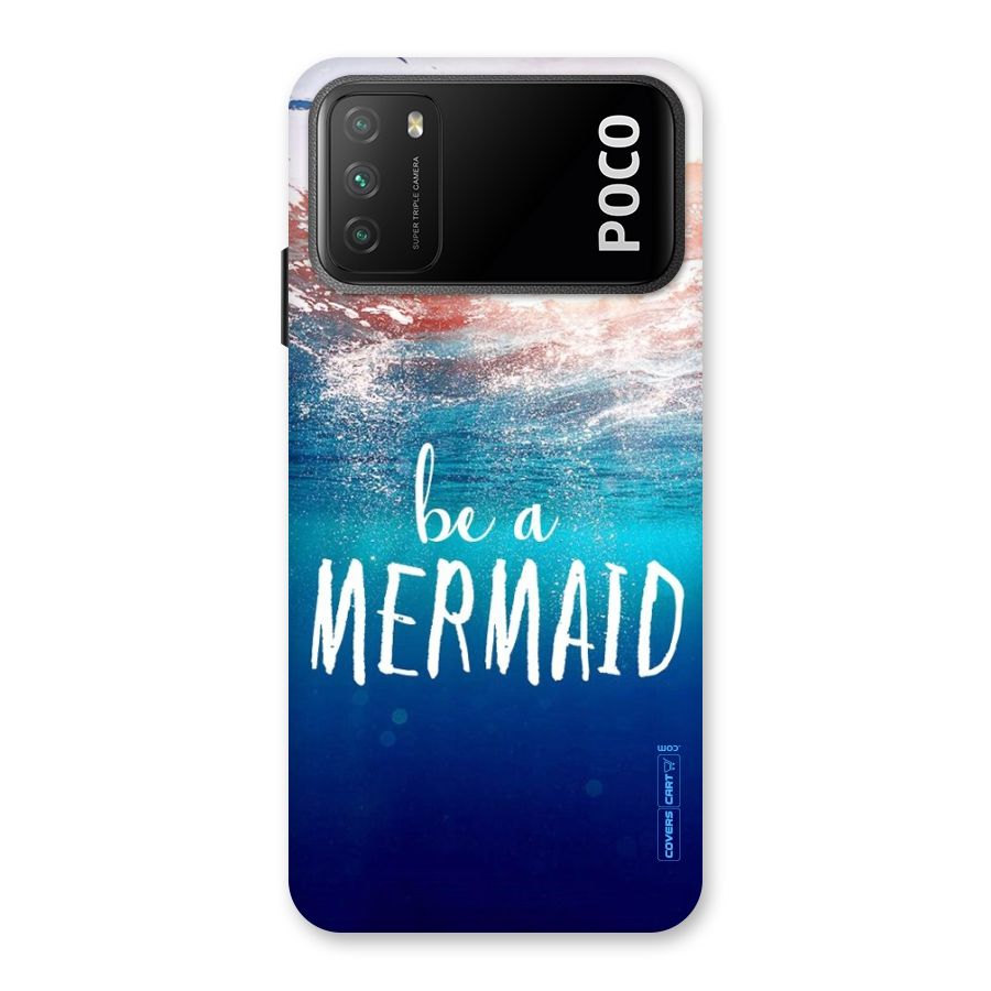 Be A Mermaid Back Case for Poco M3