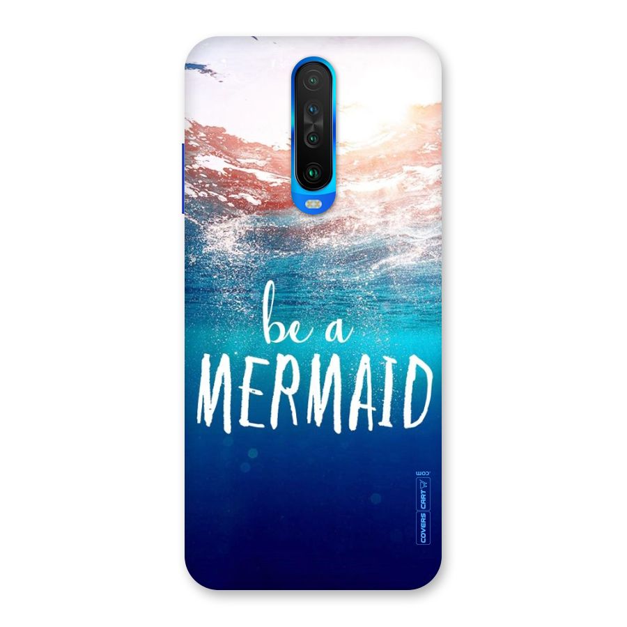 Be A Mermaid Back Case for Poco X2