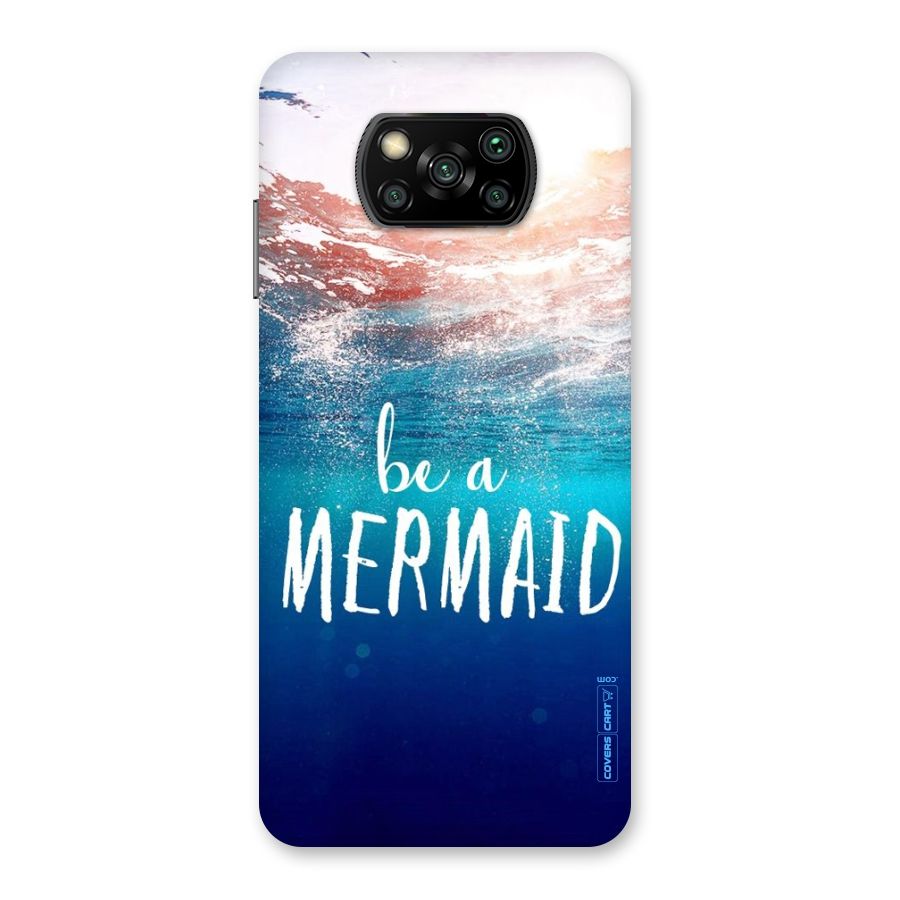 Be A Mermaid Back Case for Poco X3