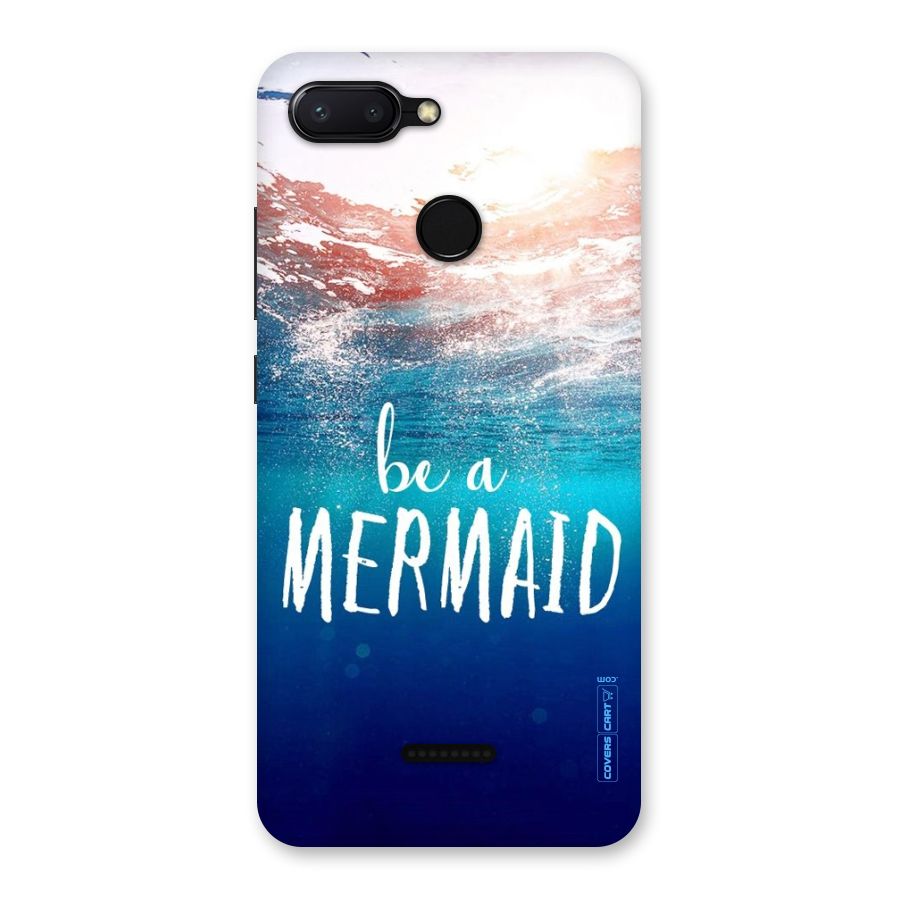 Be A Mermaid Back Case for Redmi 6