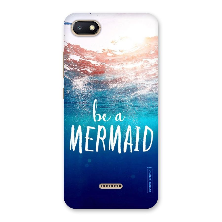 Be A Mermaid Back Case for Redmi 6A