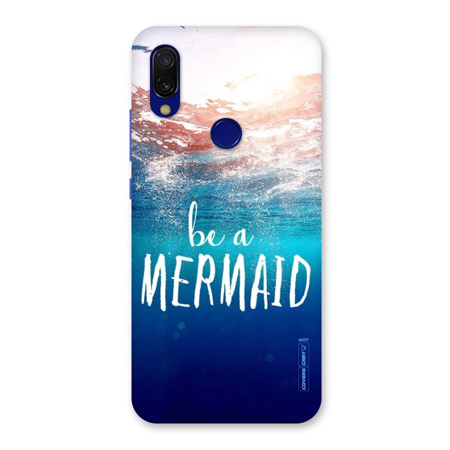 Be A Mermaid Back Case for Redmi 7
