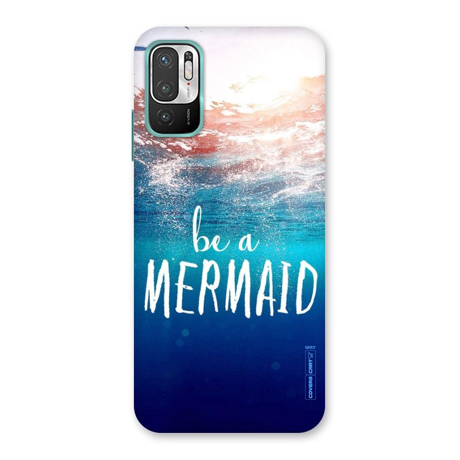 Be A Mermaid Back Case for Redmi Note 10T 5G