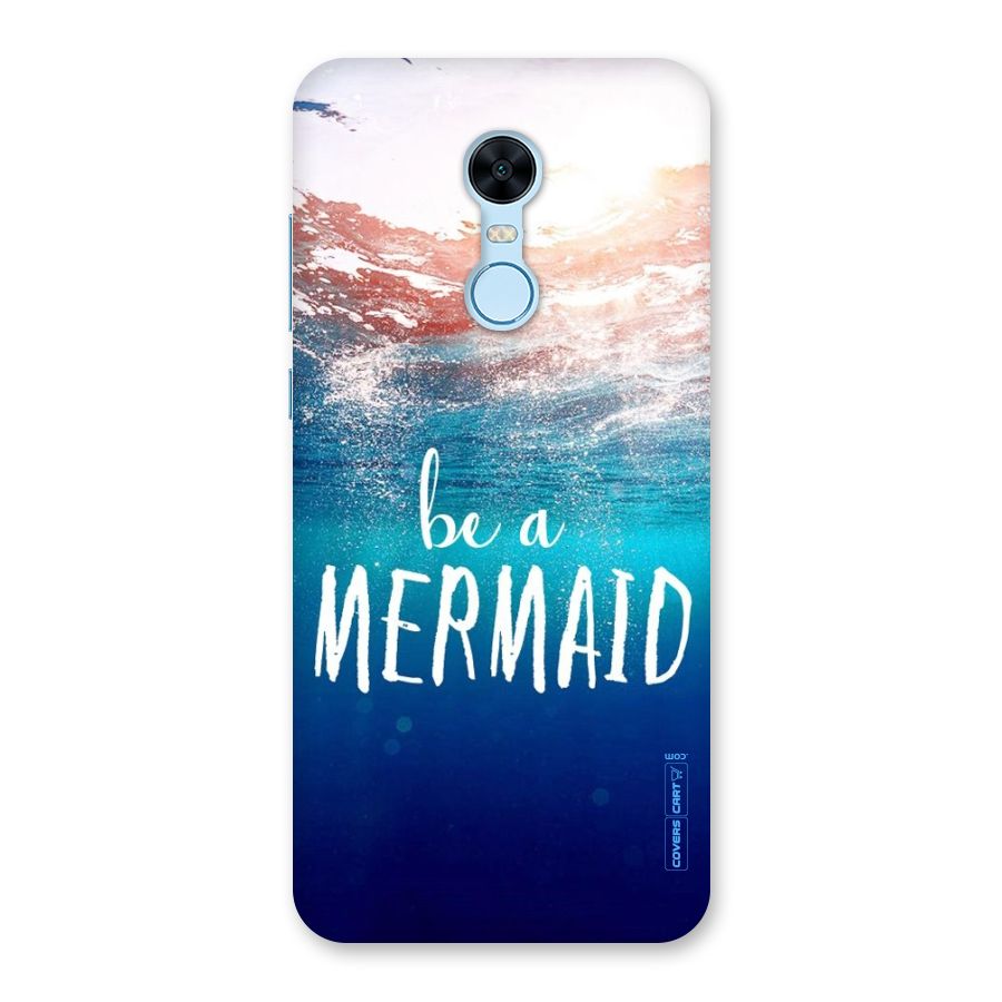 Be A Mermaid Back Case for Redmi Note 5