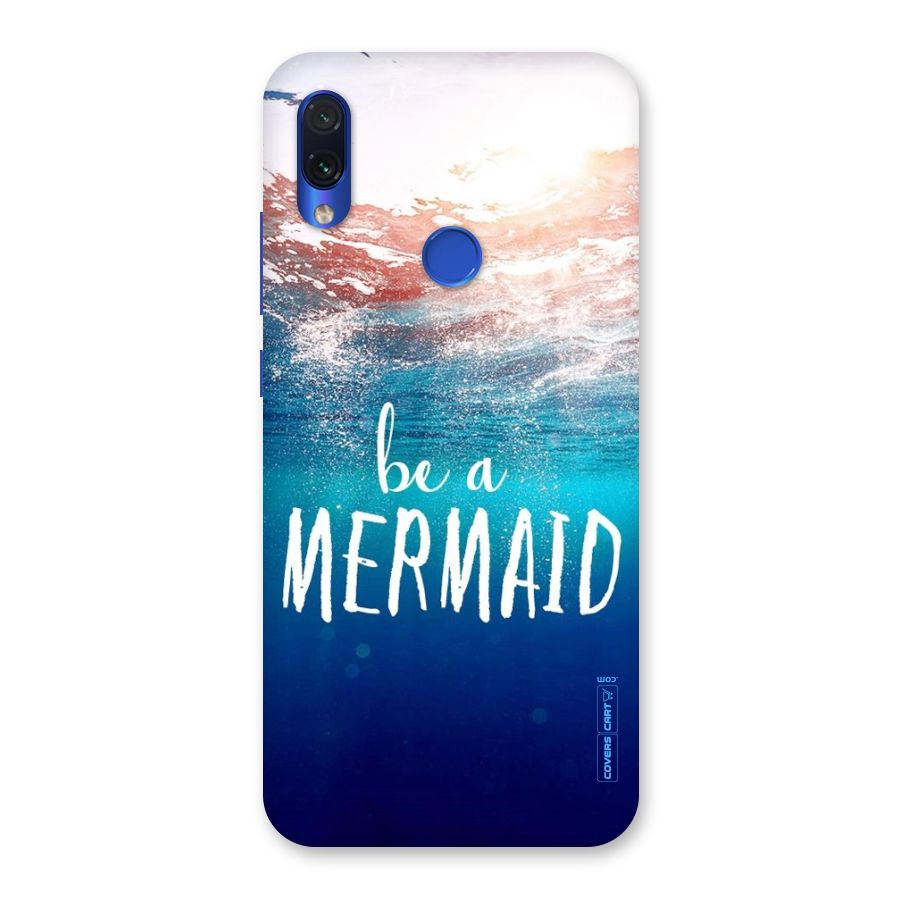 Be A Mermaid Back Case for Redmi Note 7