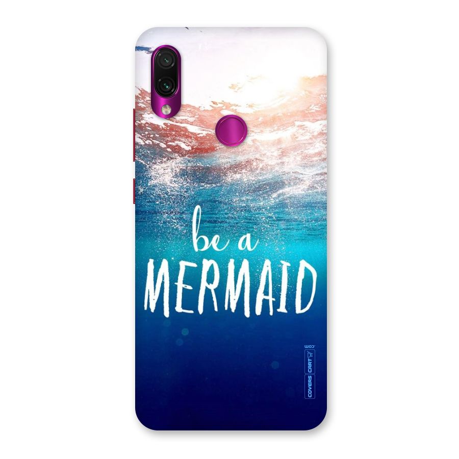 Be A Mermaid Back Case for Redmi Note 7 Pro