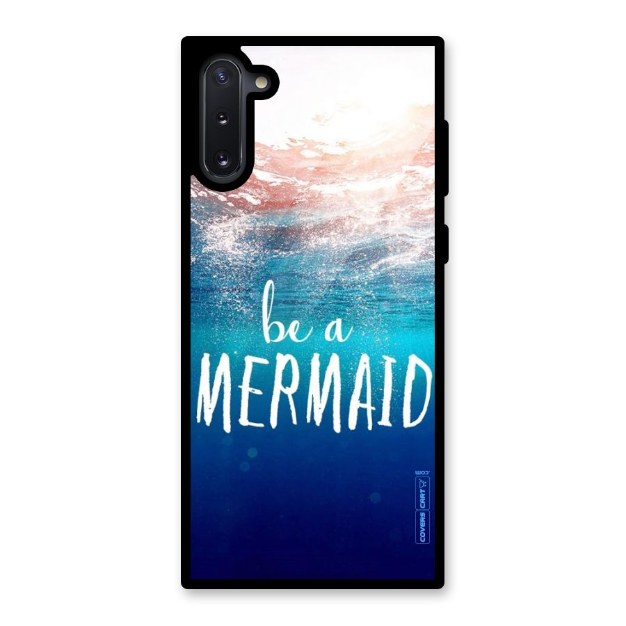 Be A Mermaid Glass Back Case for Galaxy Note 10