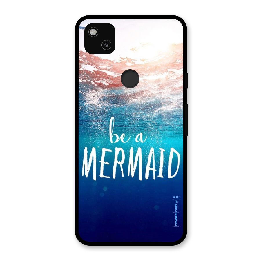 Be A Mermaid Glass Back Case for Google Pixel 4a