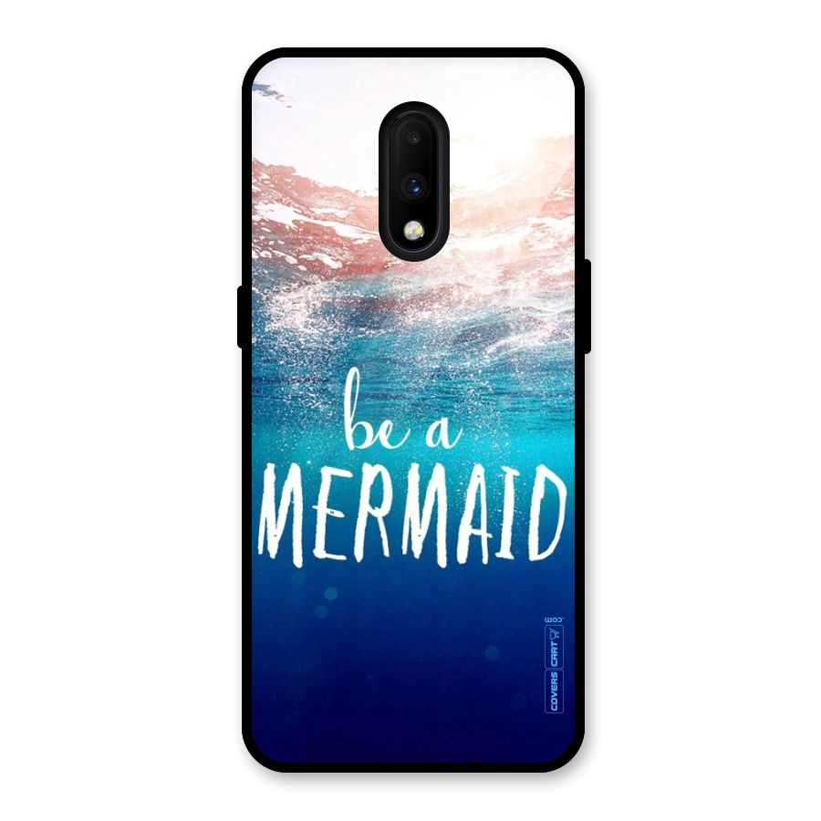 Be A Mermaid Glass Back Case for OnePlus 7