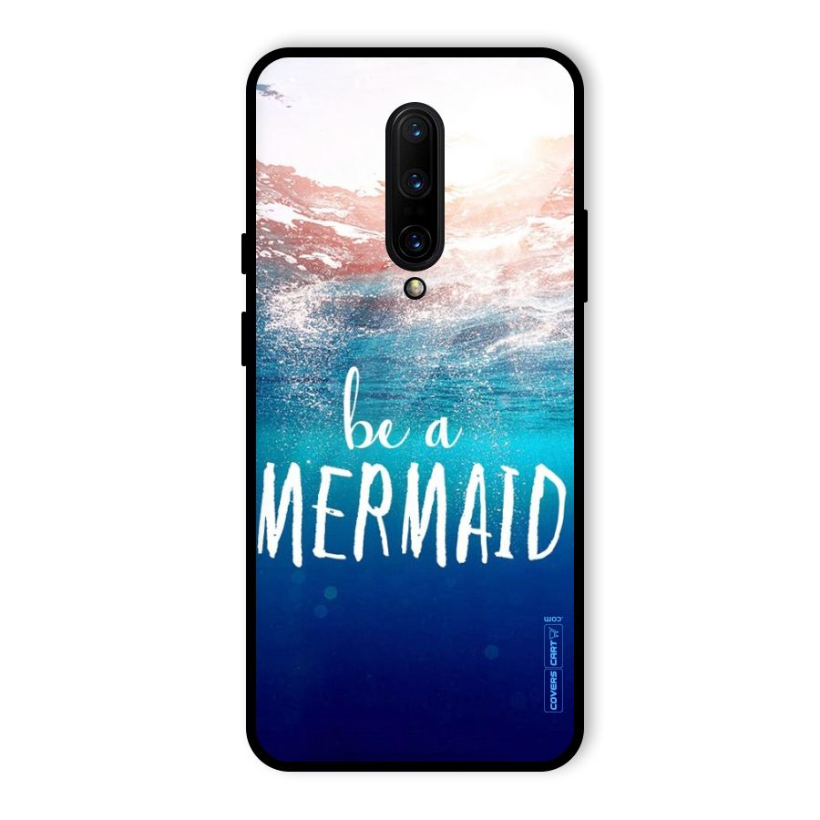 Be A Mermaid Glass Back Case for OnePlus 7 Pro