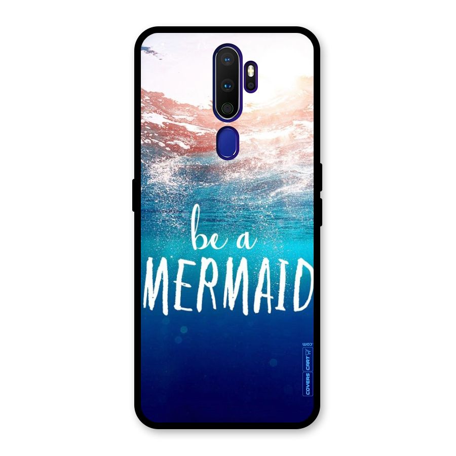 Be A Mermaid Glass Back Case for Oppo A9 (2020)