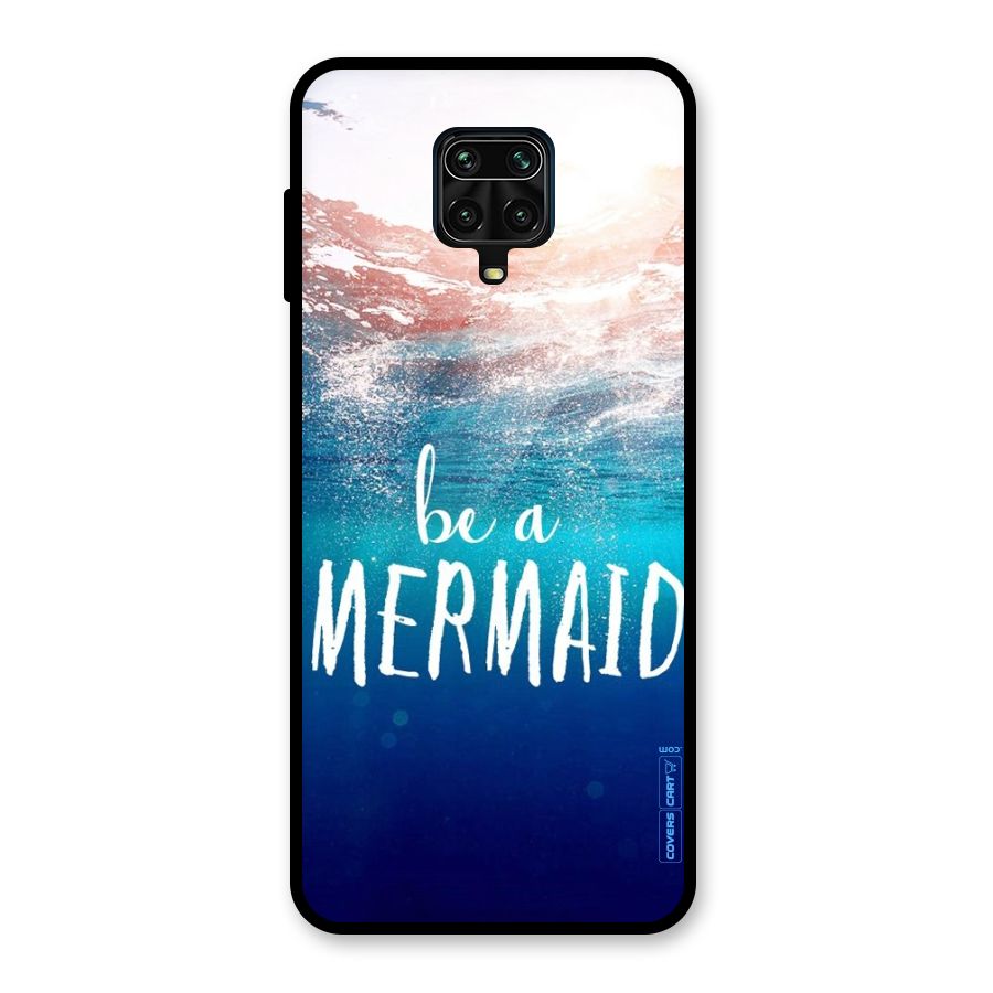 Be A Mermaid Glass Back Case for Redmi Note 10 Lite