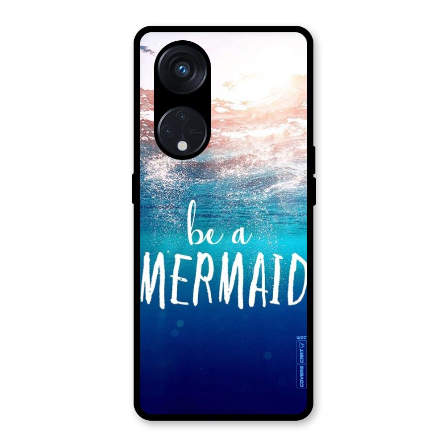 Be A Mermaid Glass Back Case for Reno8 T 5G