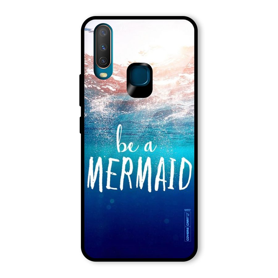Be A Mermaid Glass Back Case for Vivo U10
