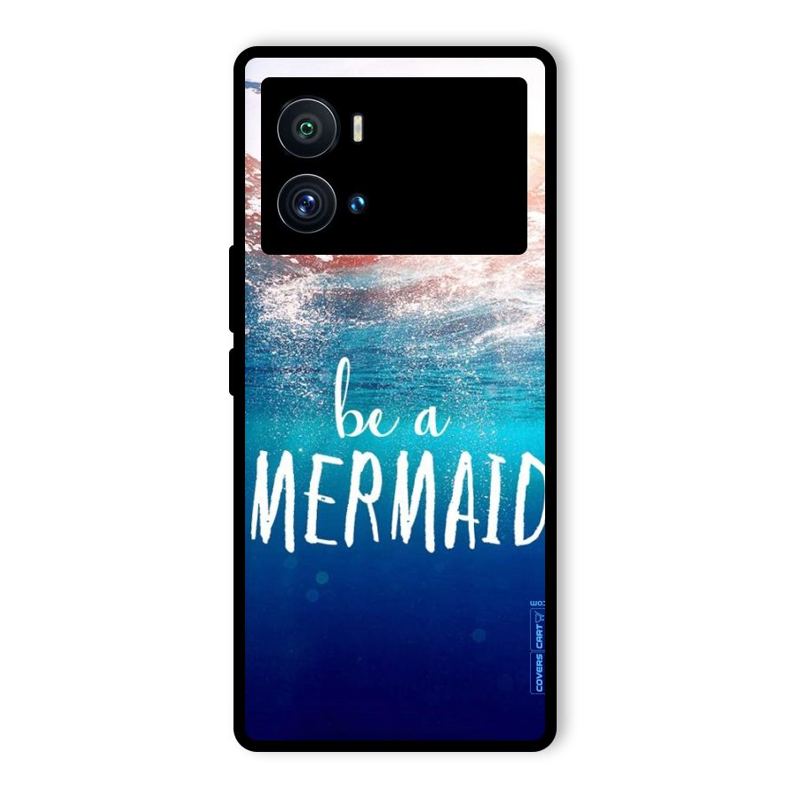 Be A Mermaid Glass Back Case for Vivo iQOO 9 Pro