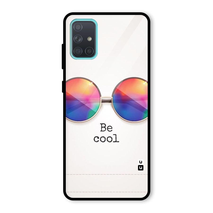 Be Cool Glass Back Case for Galaxy A71