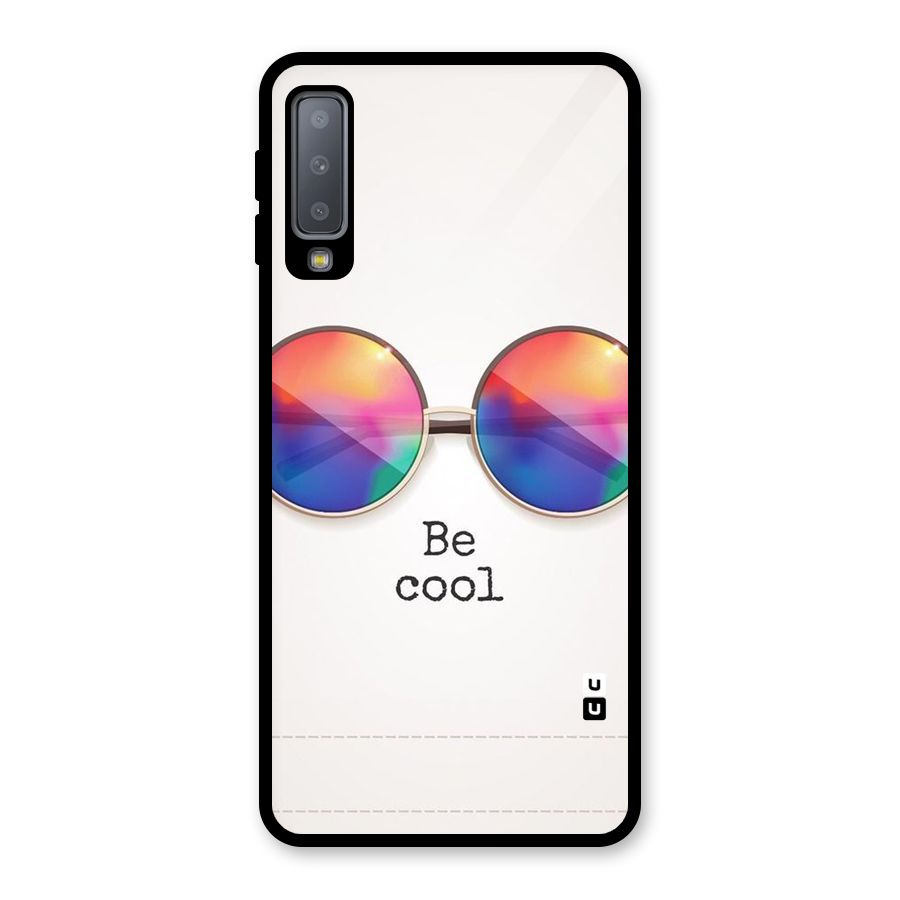 Be Cool Glass Back Case for Galaxy A7 (2018)