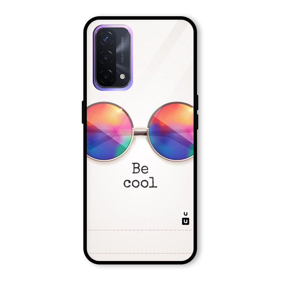 Be Cool Glass Back Case for Oppo A74 5G
