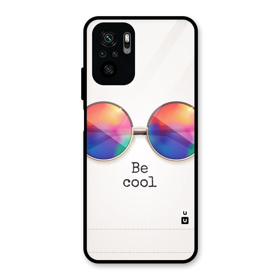 Be Cool Glass Back Case for Redmi Note 10S