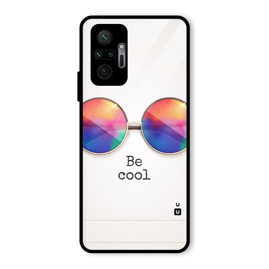 Be Cool Glass Back Case for Redmi Note 10 Pro Max